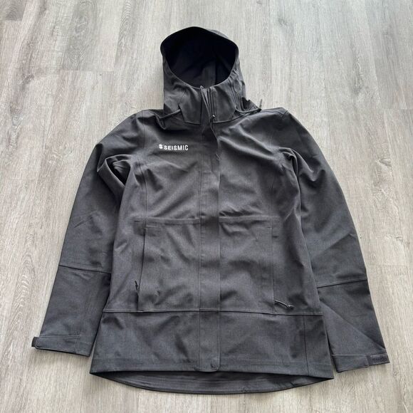 The North Face Womens Hooded Jacket Apex Flex Size Small Gray Urban Dry Vent - Picture 1 of 5